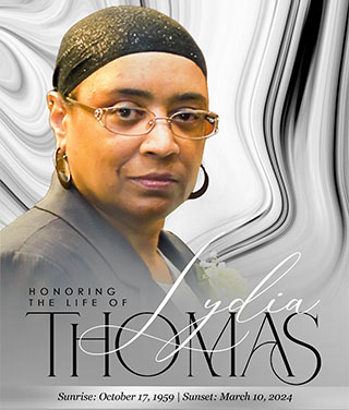 LYDIA THOMAS 1959 – 2024