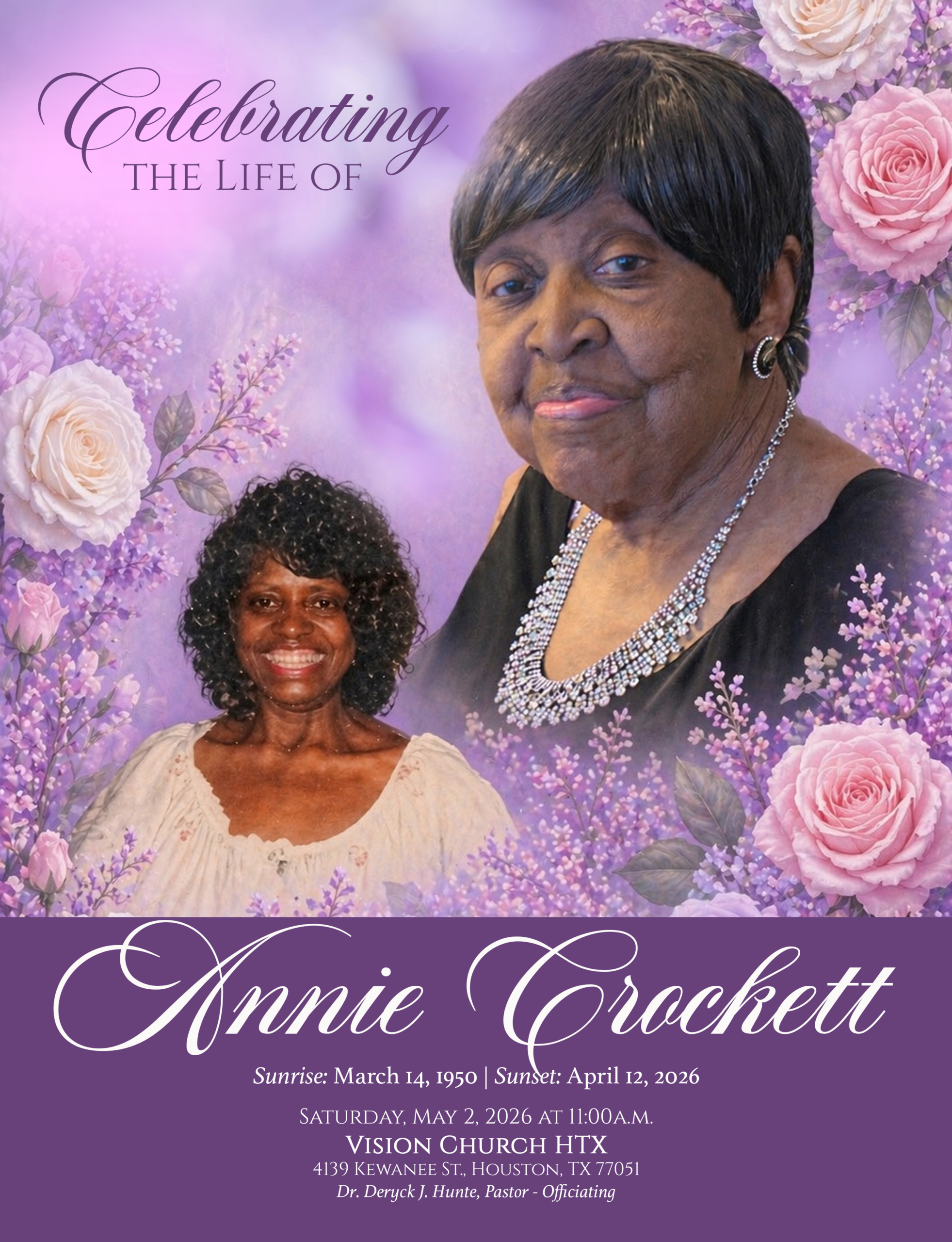 ANNIE L. CROCKETT 1950 – 2026