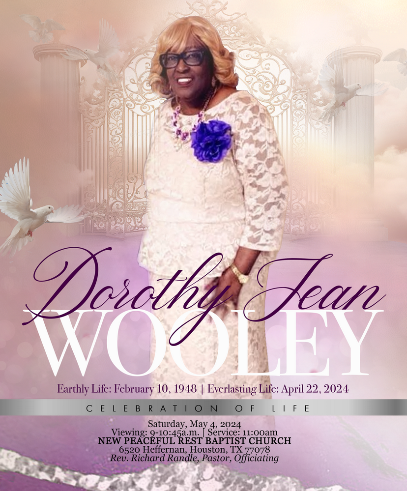 DOROTHY WOOLEY 1948 – 2024