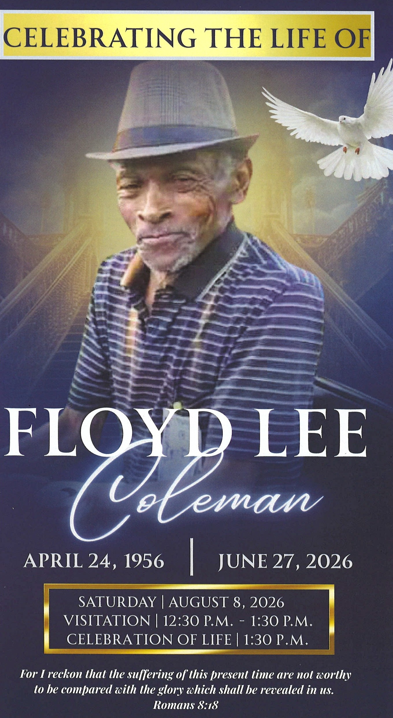 FLOYD LEE COLEMAN 1956 – 2026