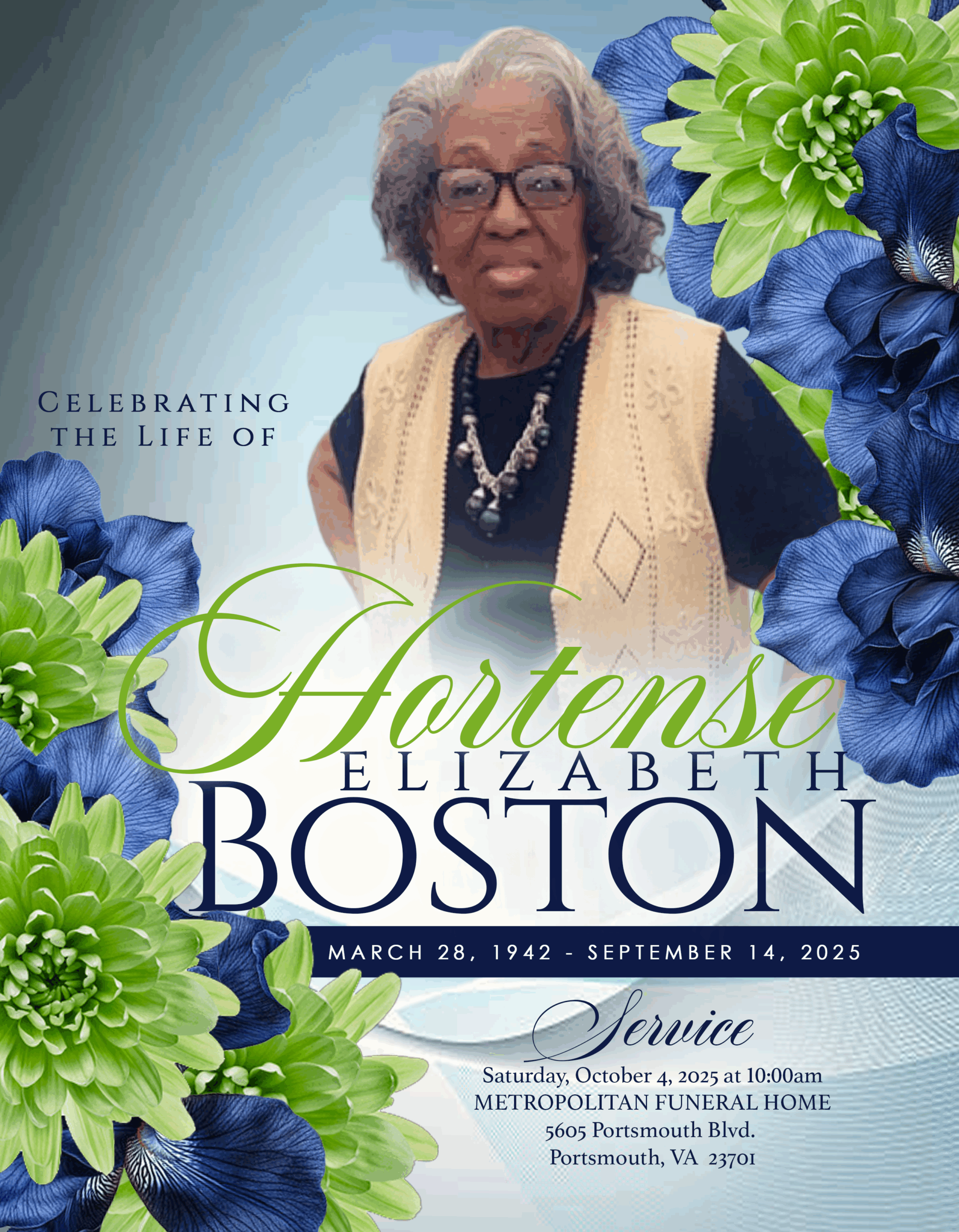 HORTENSE BOSTON 1942 – 2025