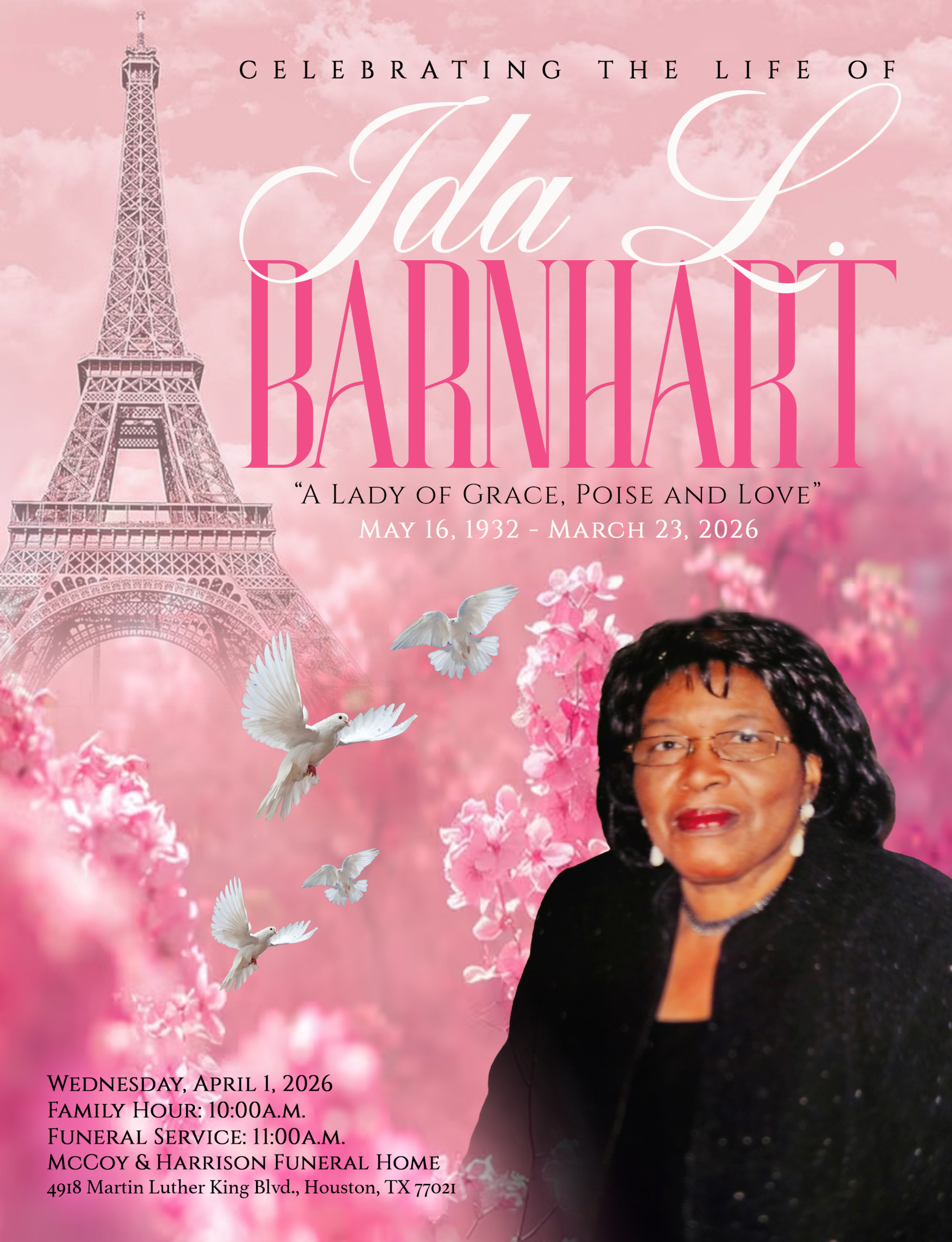 IDA LEE BARNHART 1932 – 2026