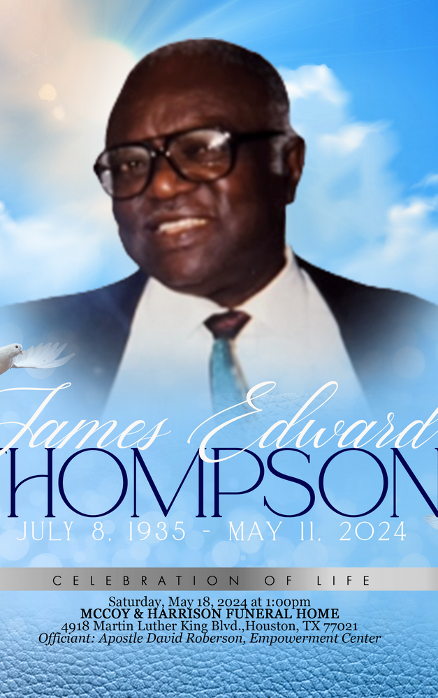 JAMES THOMPSON 1935 – 2024