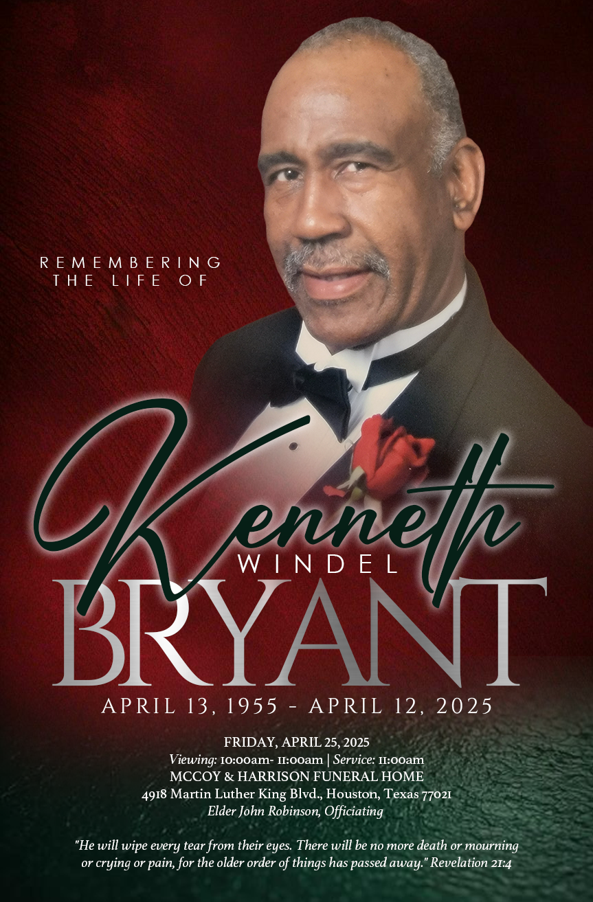 KENNETH BRYANT 1955 – 2025