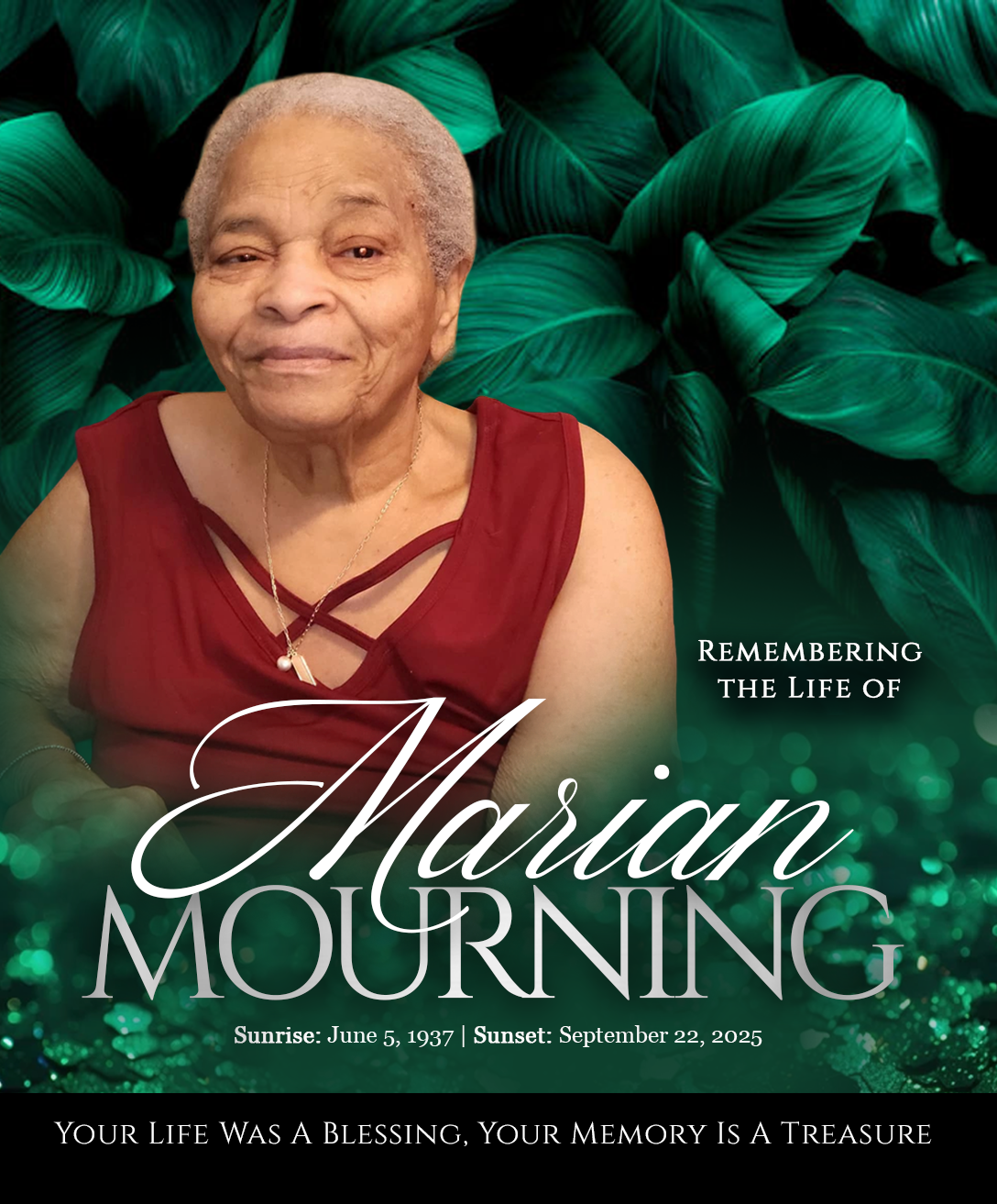 MARIAN MOURNING 1937 – 2025