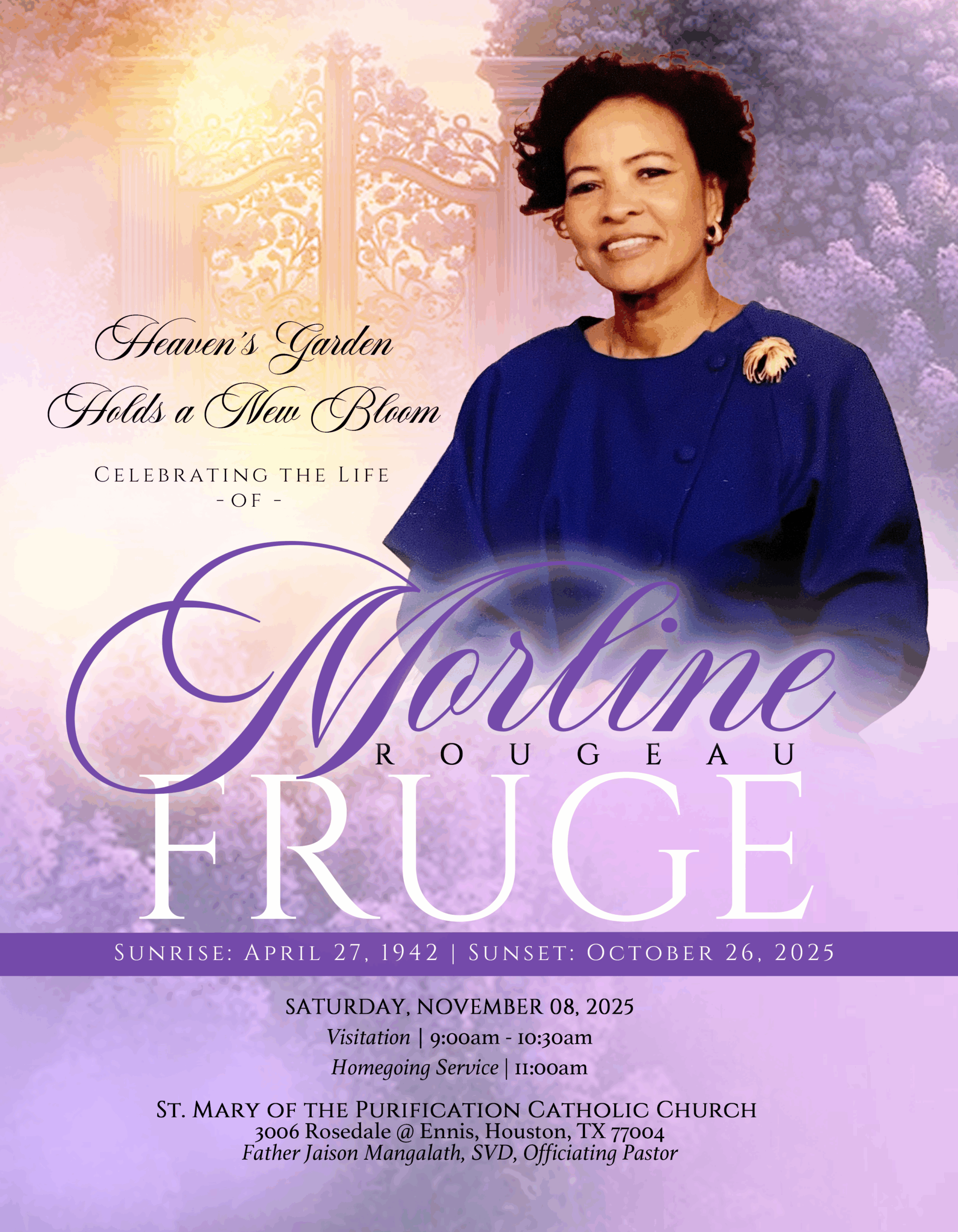 MORLINE FRUGE 1942 – 2025