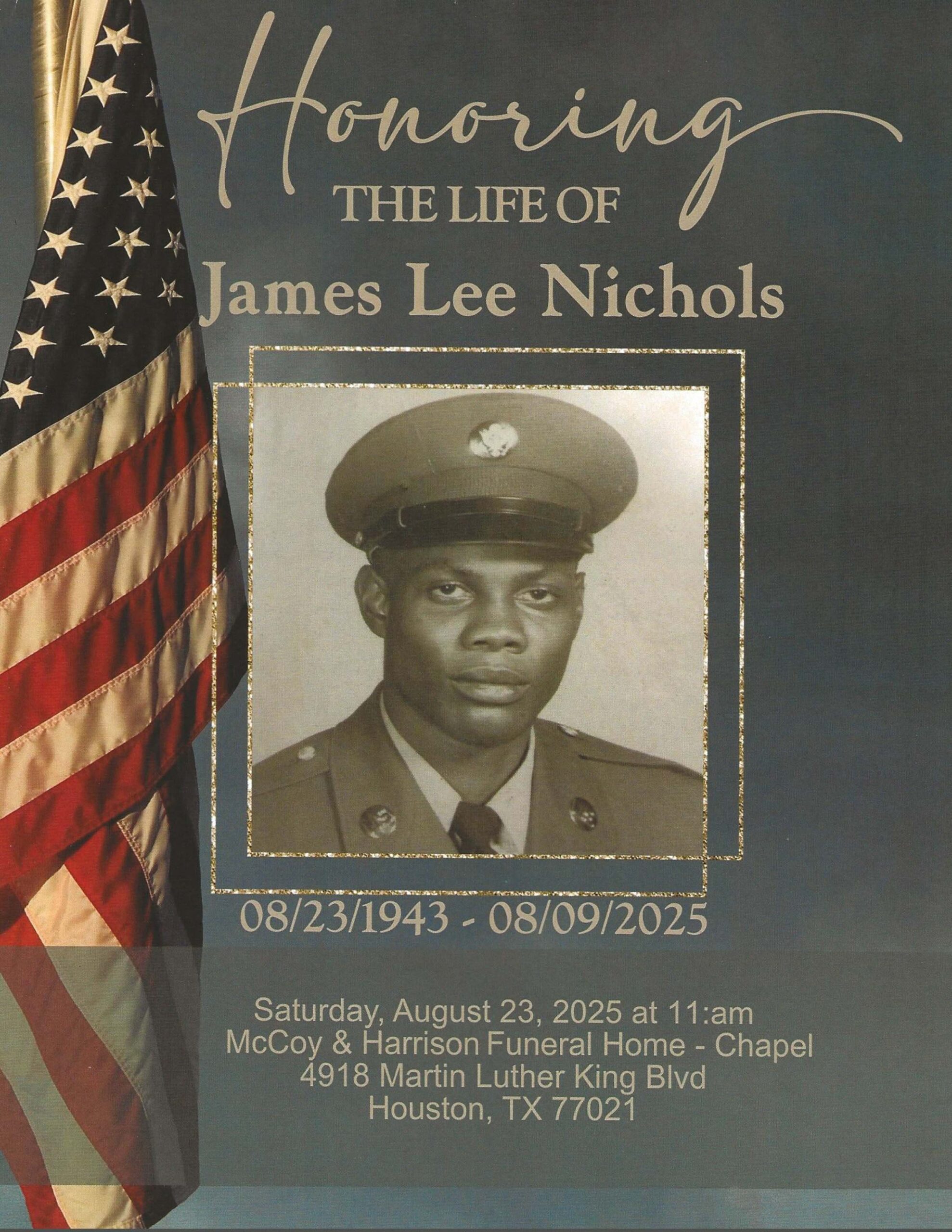 JAMES NICHOLS 1943 – 2025