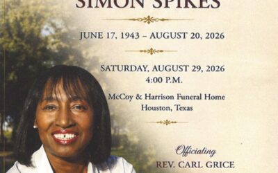 ROZELIA SPIKES 1943 – 2026 ROZELIA SPIKES 1943 – 2026